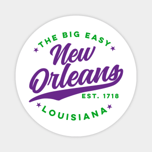 Vintage New Orleans Louisiana The Big Easy USA City Magnet